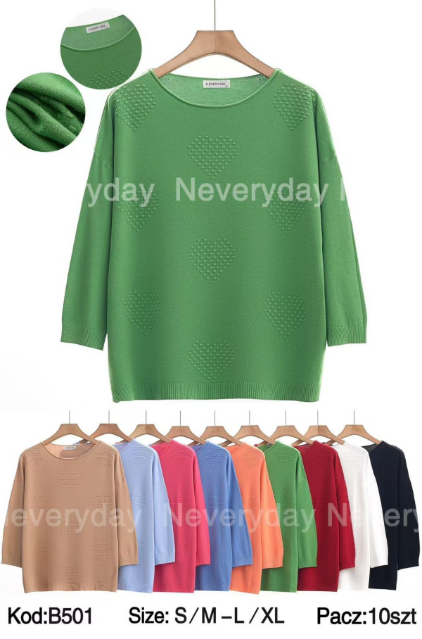 Bluzki damska Roz S/M-L/XL, Mix Kolor .Paczka 10 szt.